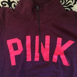 Pink Quarter Zip